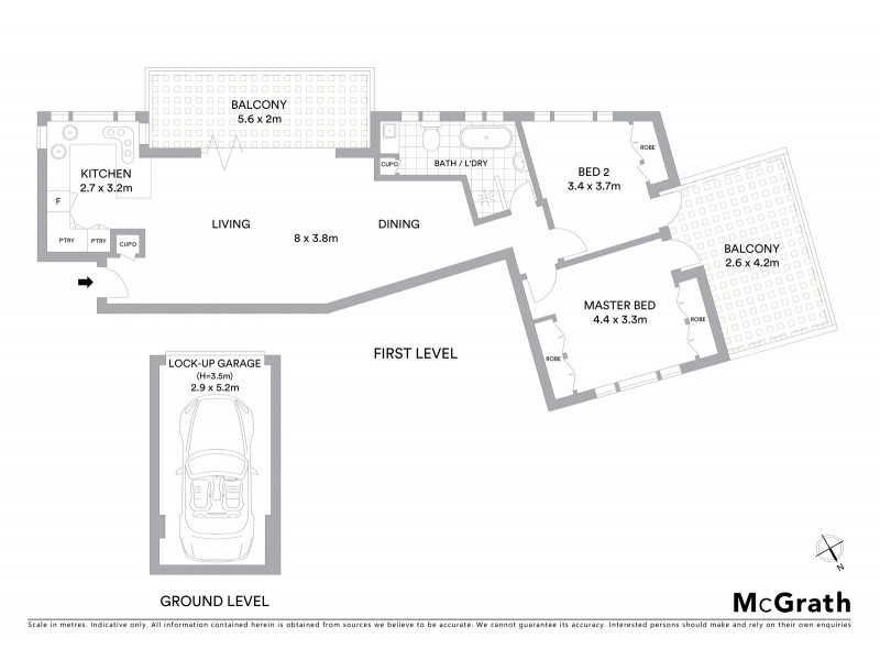 6/22 Military Road, North Bondi NSW 2026 Floorplan