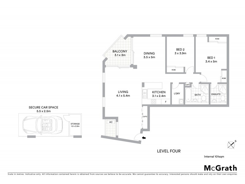 B12/40 Saunders Street, Pyrmont NSW 2009 Floorplan