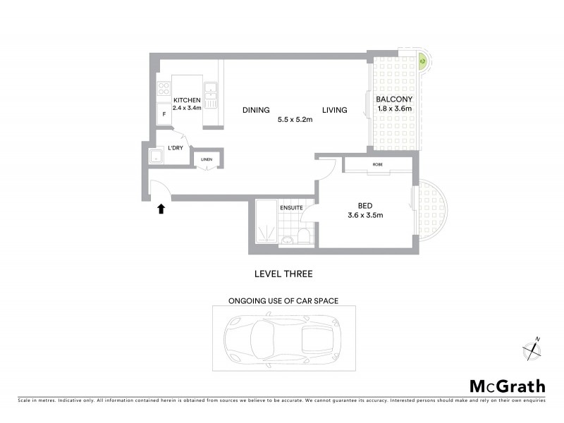 12/98 Alfred Street, Milsons Point NSW 2061 Floorplan