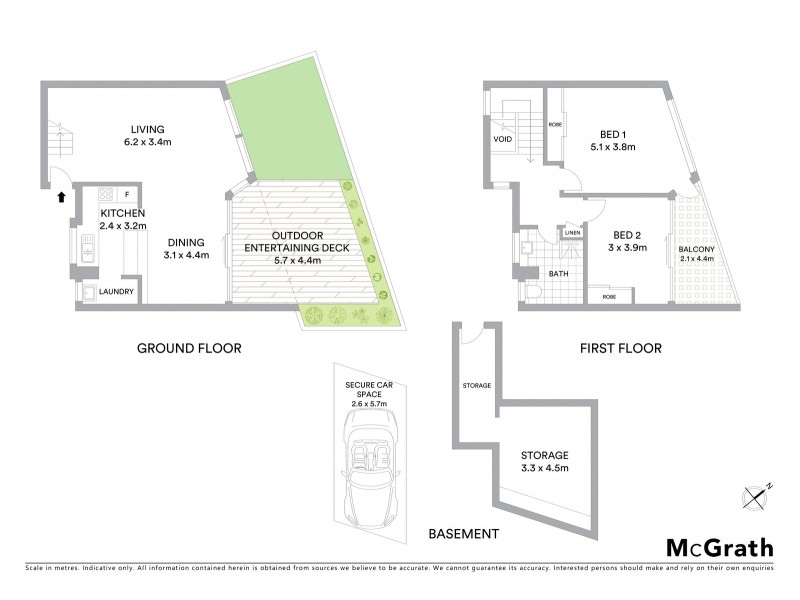 2/17 Flood Street, Clovelly NSW 2031 Floorplan