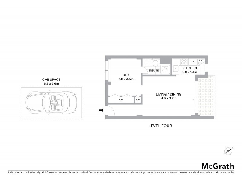 44/39 Cook Road, Centennial Park NSW 2021 Floorplan