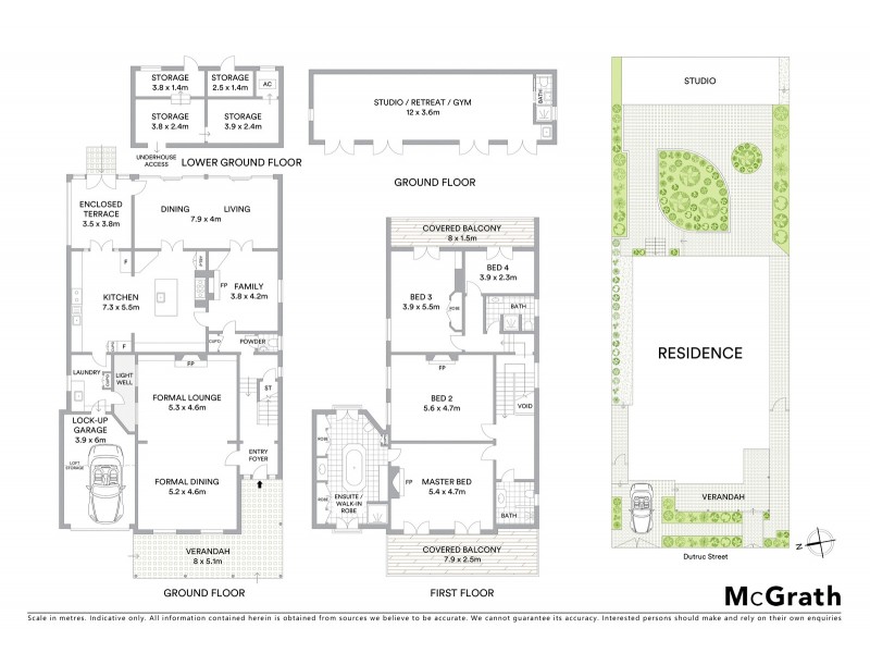 11A Dutruc Street, Randwick NSW 2031 Floorplan