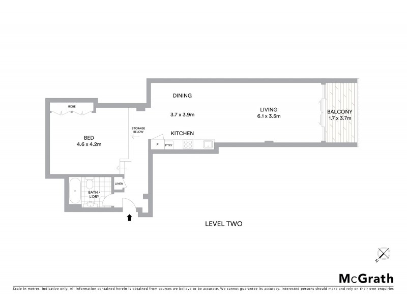 202/82 Cooper Street, Surry Hills NSW 2010 Floorplan