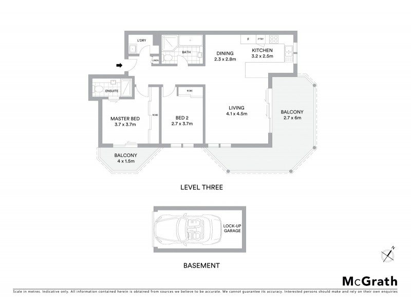 305/40 Ocean Street North, Bondi NSW 2026 Floorplan