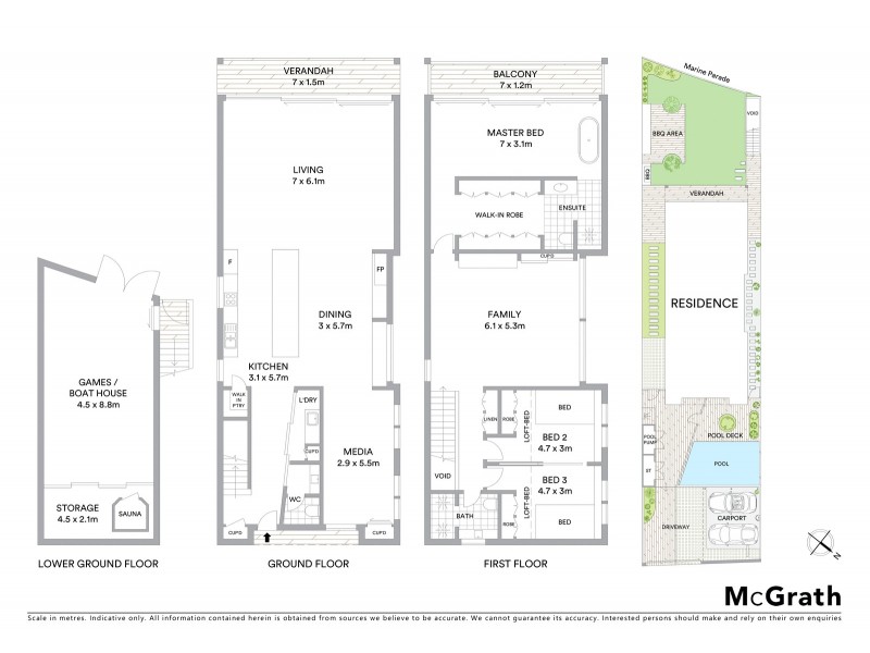 14 Marine Parade, Watsons Bay NSW 2030 Floorplan