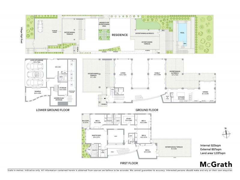 15 Village High Road, Vaucluse NSW 2030 Floorplan