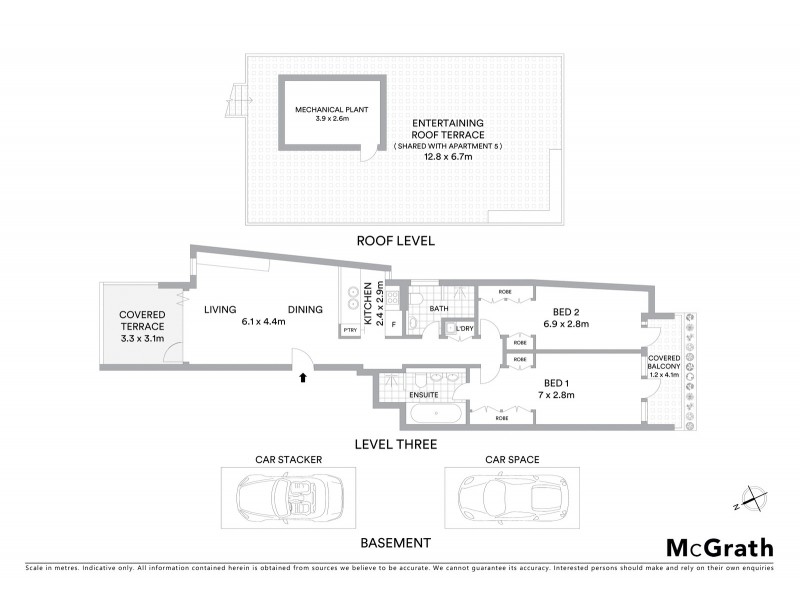 6/23 Bellevue Road, Bellevue Hill NSW 2023 Floorplan
