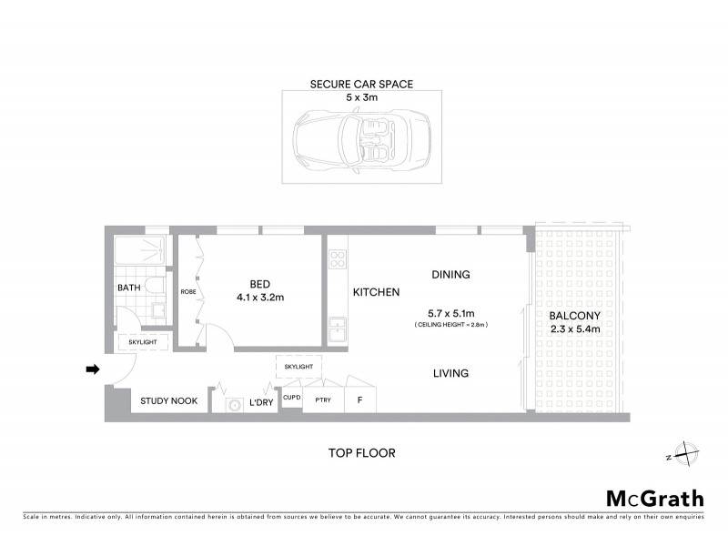 11/36 Fletcher Street, Tamarama NSW 2026 Floorplan