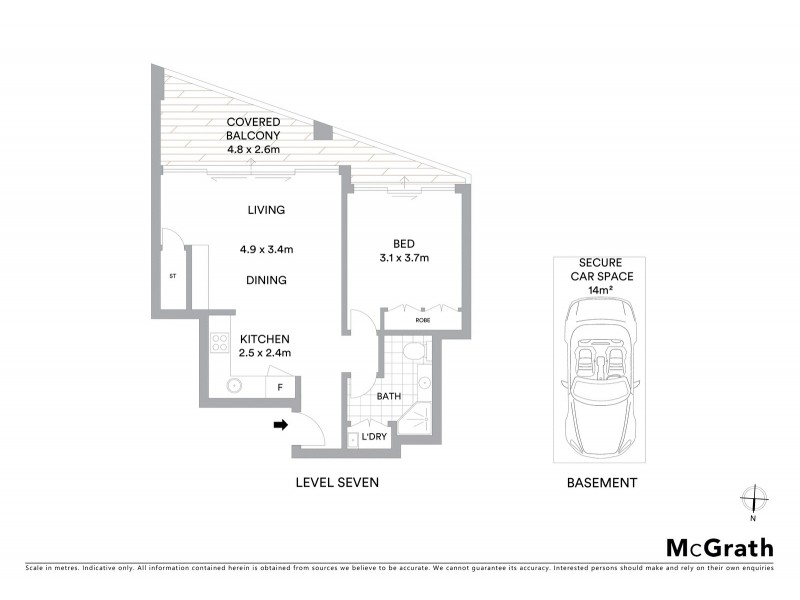 714/8 Cooper Street, Surry Hills NSW 2010 Floorplan