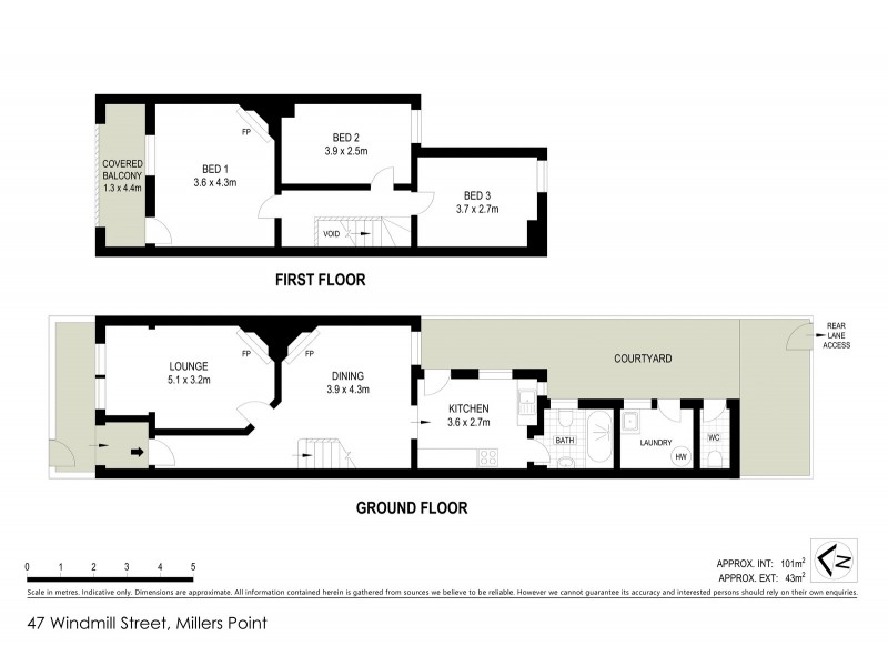 47 Windmill Street, Millers Point NSW 2000 Floorplan