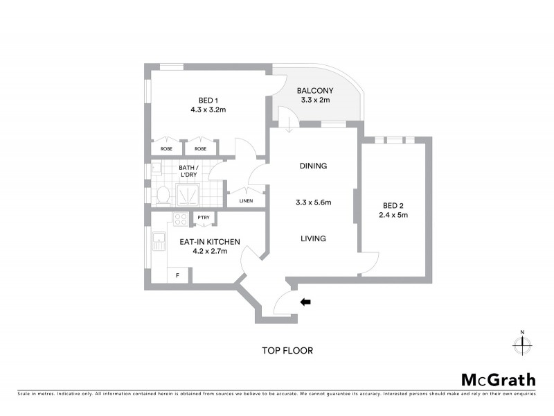 10/342 Edgecliff Road, Woollahra NSW 2025 Floorplan