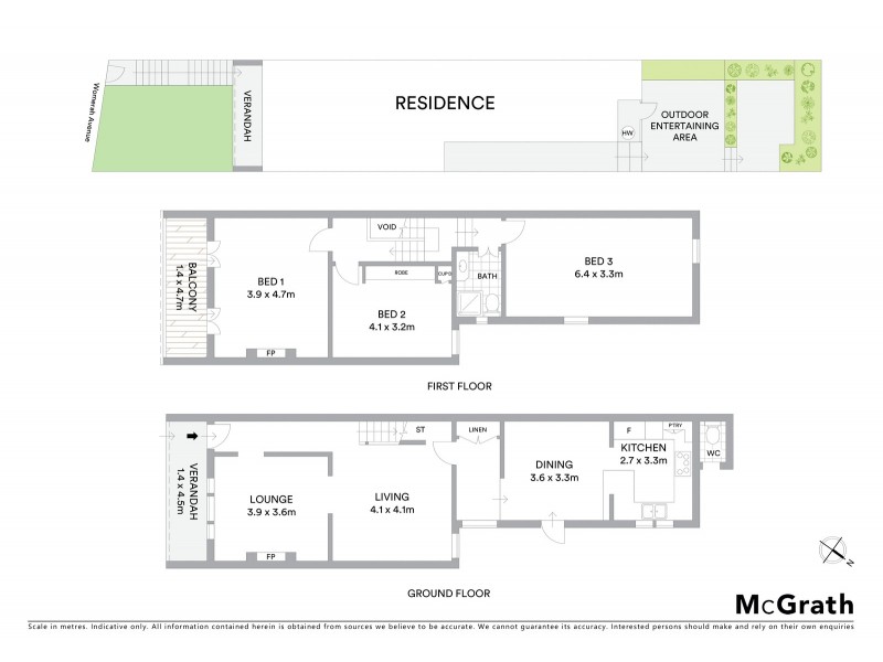 99 Womerah Avenue, Darlinghurst NSW 2010 Floorplan
