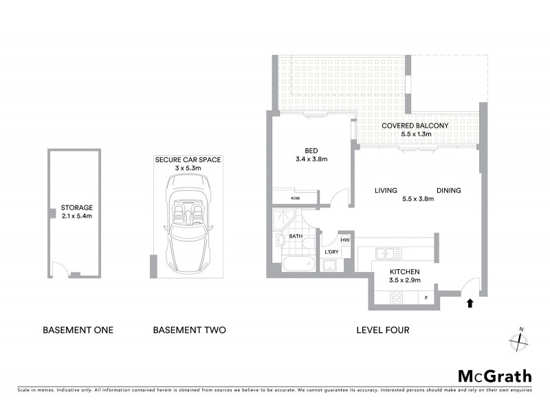 403/268 Oxford Street, Bondi Junction NSW 2022 Floorplan