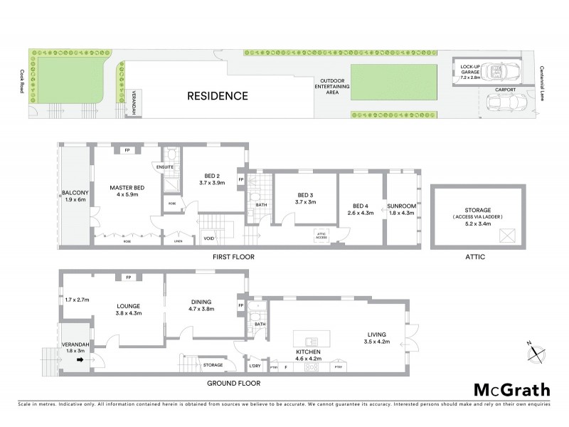 45 Cook Road, Centennial Park NSW 2021 Floorplan