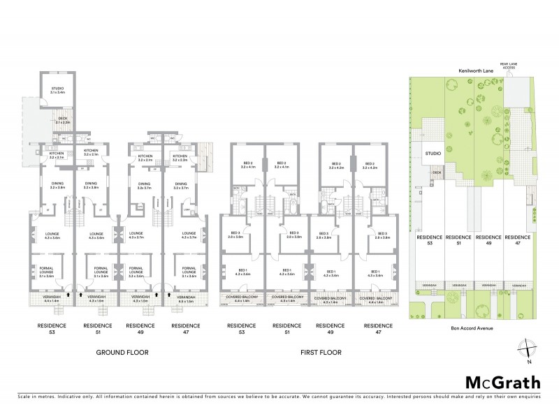 47, 49, 51 & 53 Bon Accord Avenue, Bondi Junction NSW 2022 Floorplan