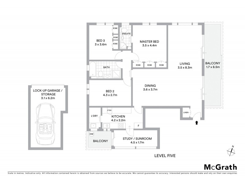 9/73 Penkivil Street, Bondi NSW 2026 Floorplan