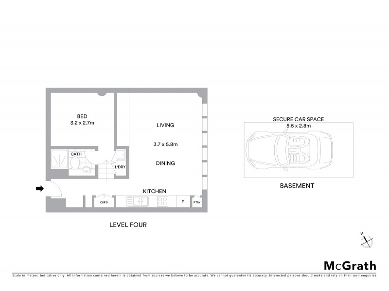 53/15 Boundary Street, Darlinghurst NSW 2010 Floorplan