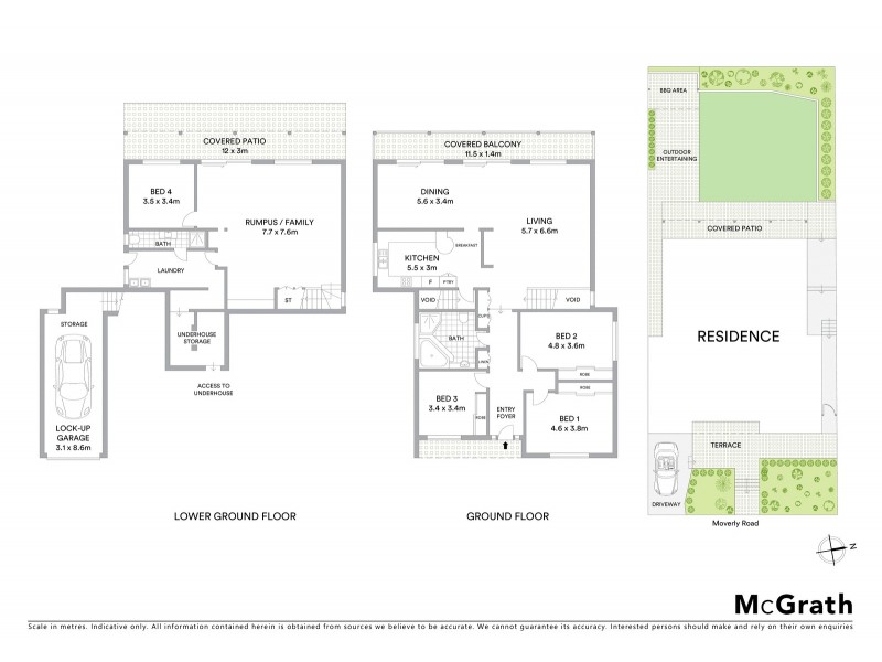 106 Moverly Road, South Coogee NSW 2034 Floorplan