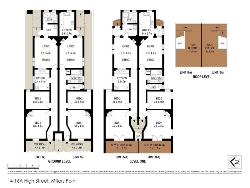 2-4A, 6-8A, 14-16A, 34-36A High Street, Millers Point NSW 2000