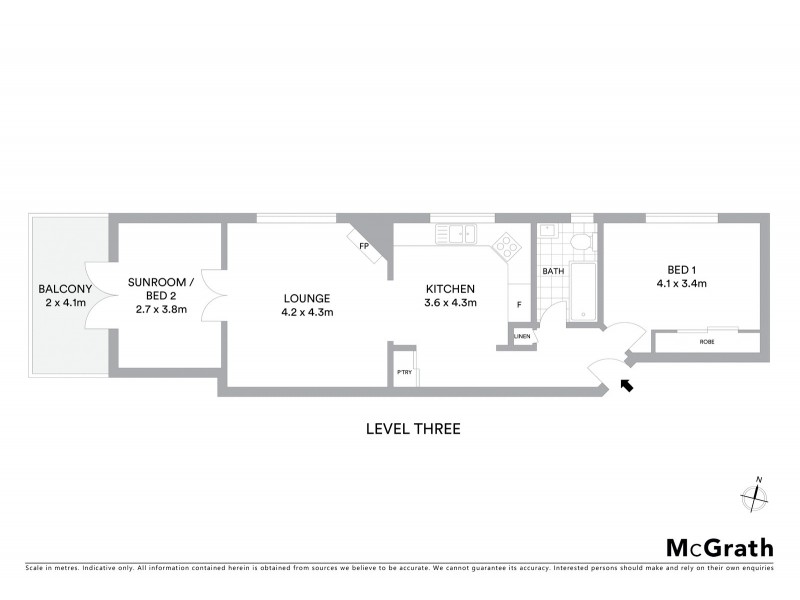 9/149 Hastings Parade, North Bondi NSW 2026 Floorplan