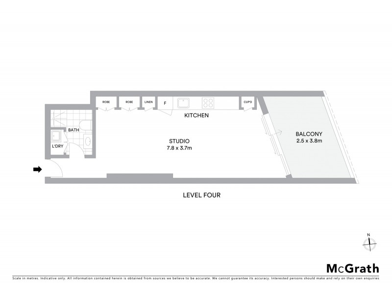 403/227 Victoria Street, Darlinghurst NSW 2010 Floorplan
