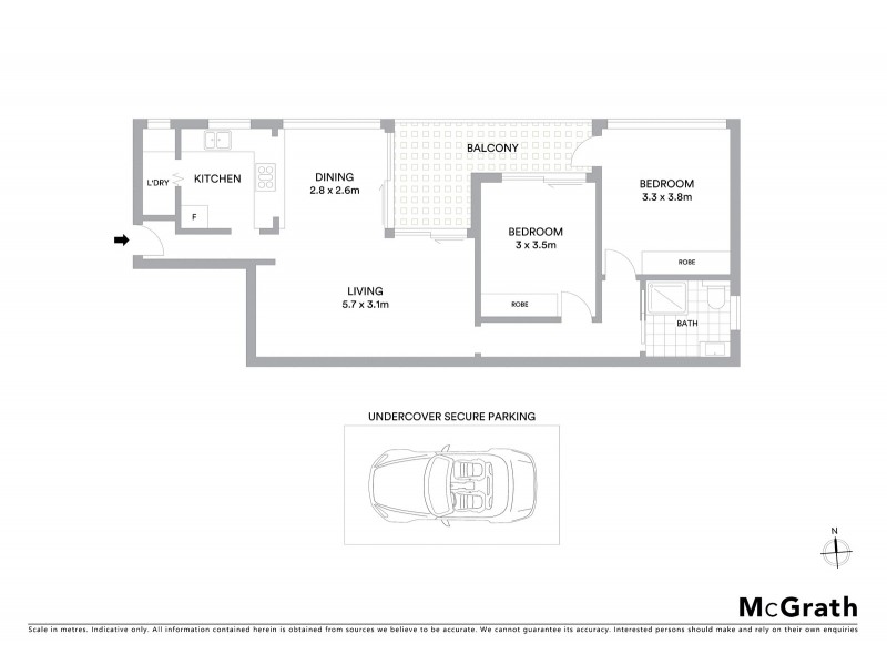 11/10-12 Fletcher Street, Bondi NSW 2026 Floorplan
