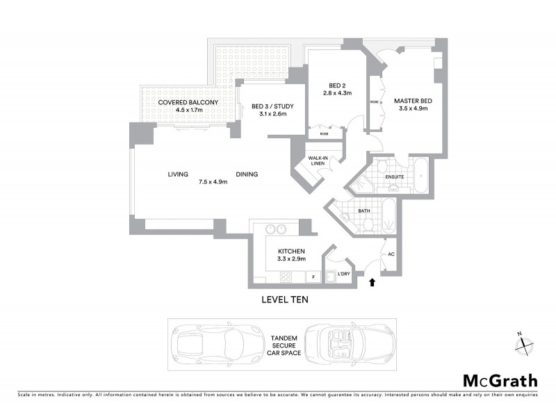 1005/183 Kent Street, Sydney NSW 2000 Floorplan