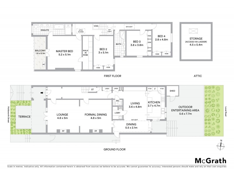 75 Holdsworth Street, Woollahra NSW 2025 Floorplan