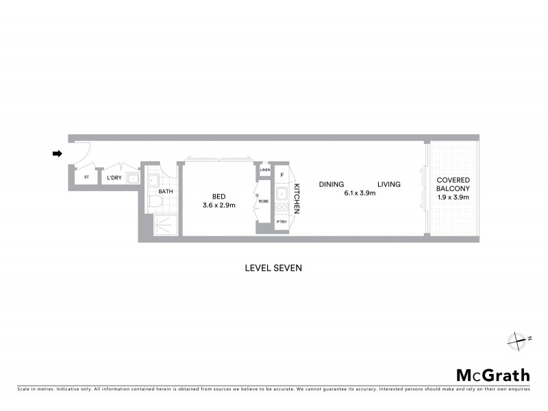 26/60 William Street, Woolloomooloo NSW 2011 Floorplan