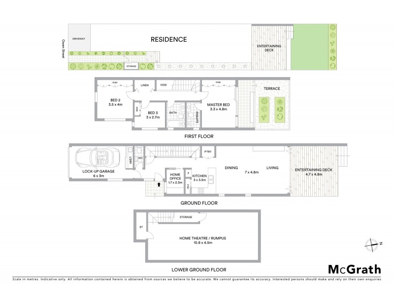 4B Owen Street, North Bondi NSW 2026 Floorplan