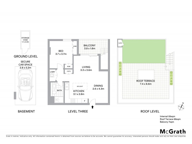 308/72 Alice Street, Newtown NSW 2042 Floorplan