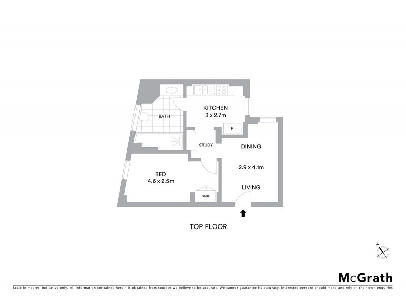 605/221 Darlinghurst Road, Darlinghurst NSW 2010 Floorplan