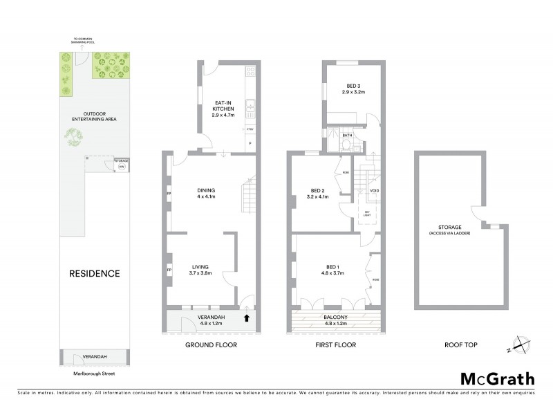 76 Marlborough Street, Surry Hills NSW 2010 Floorplan