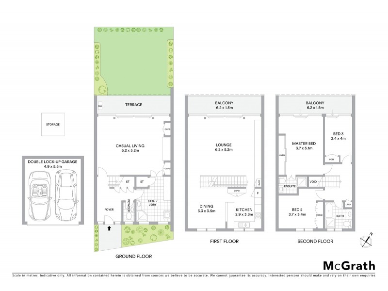 2/15 Thornton Street, Darling Point NSW 2027 Floorplan