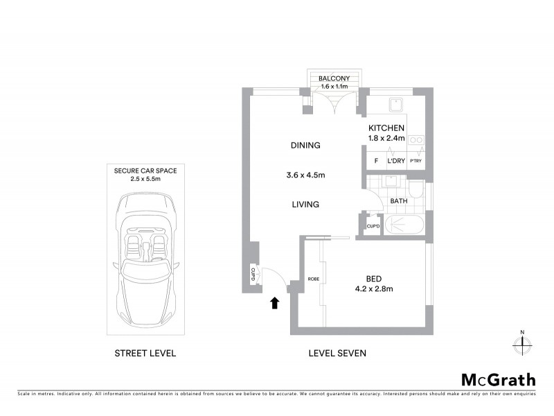 52/106 Elizabeth Bay Road, Elizabeth Bay NSW 2011 Floorplan