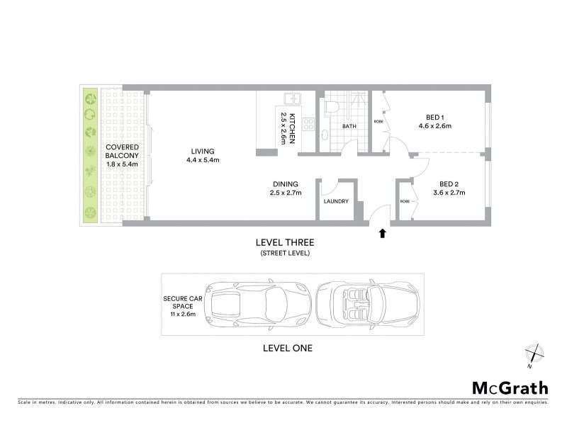 12/110 Cascade Street, Paddington NSW 2021 Floorplan