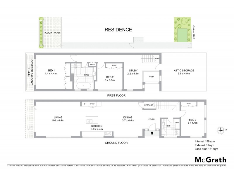 73 Chaleyer Street, Rose Bay NSW 2029 Floorplan