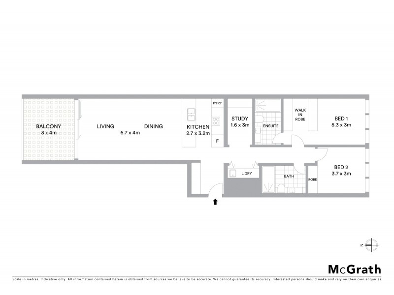 801/130 Elizabeth Street, Sydney NSW 2000 Floorplan
