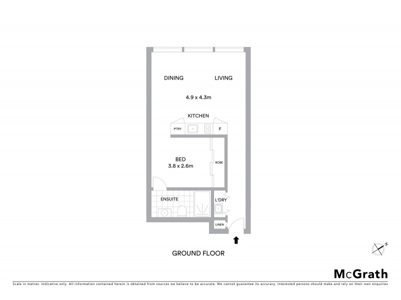 106/21 Brisbane Street, Surry Hills NSW 2010 Floorplan