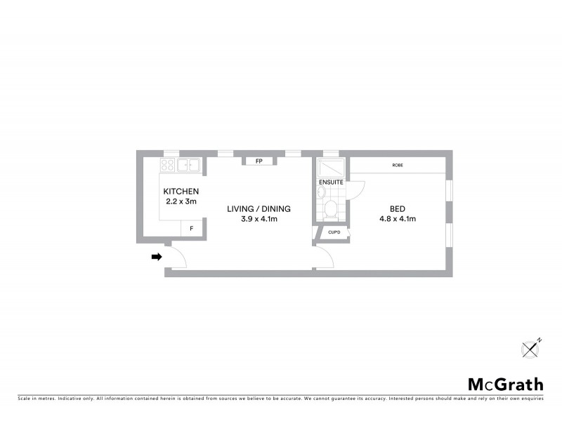 6/107 Ramsgate Avenue, Bondi Beach NSW 2026 Floorplan