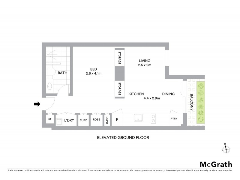 103/37 Bayswater Road, Potts Point NSW 2011 Floorplan