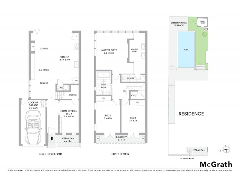 66 St James Road, Bondi Junction NSW 2022 Floorplan