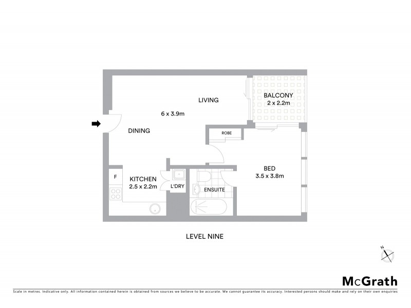 904/174 Goulburn Street, Surry Hills NSW 2010 Floorplan