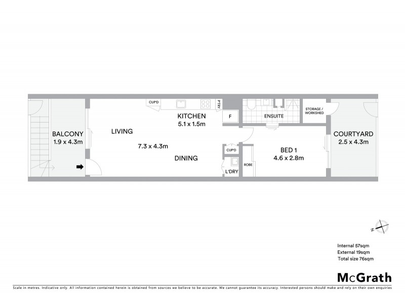 104/169 Phillip Street, Waterloo NSW 2017 Floorplan