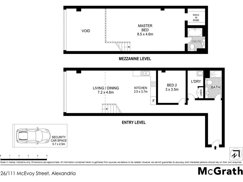 26/111 McEvoy Street, Alexandria NSW 2015 Floorplan