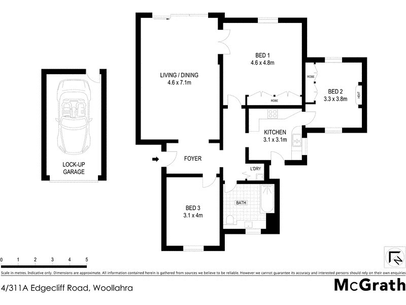4/311A Edgecliff Road, Woollahra NSW 2025 Floorplan