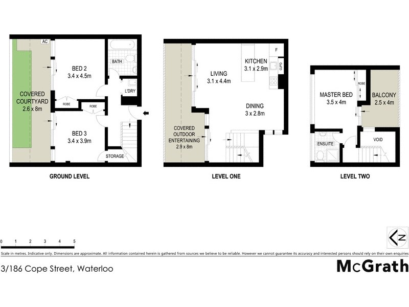 3/186 Cope Street, Waterloo NSW 2017 Floorplan