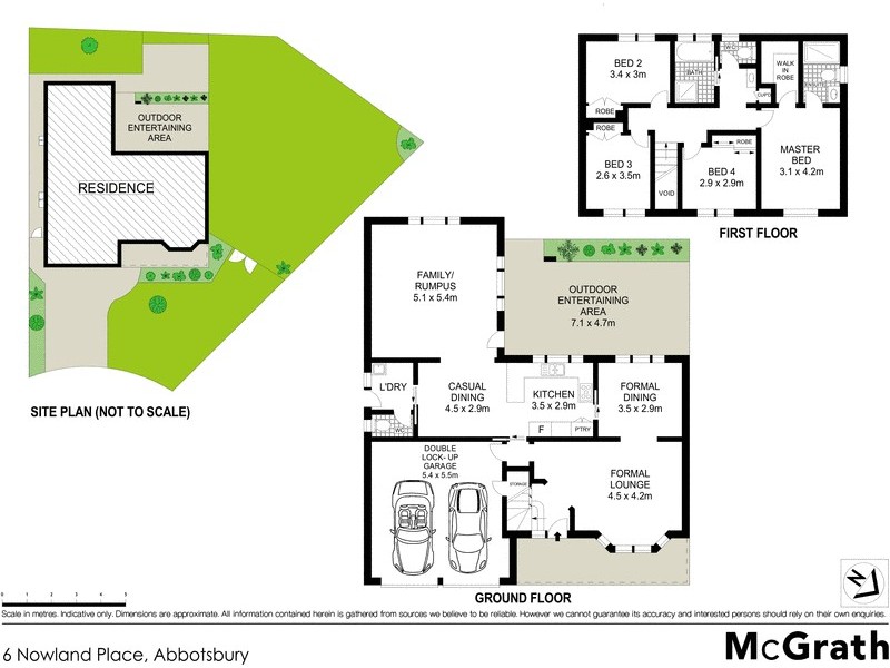 6 Nowland Place, Abbotsbury NSW 2176 Floorplan