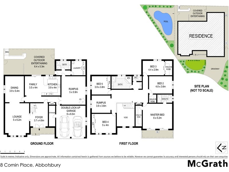 8 Comin Place, Abbotsbury NSW 2176 Floorplan