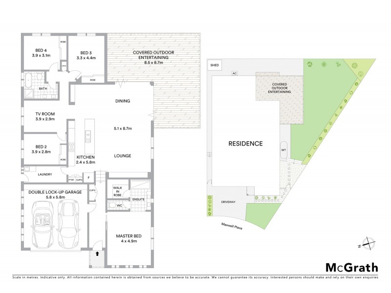 8 Maxwell Place, Abbotsbury NSW 2176 Floorplan
